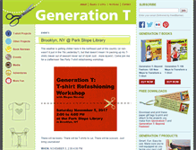 Tablet Screenshot of generation-t.com